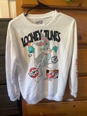 Warner Bros. White Looney Tunes Bugs Bunny Graphic Sweatshirt